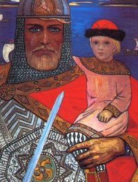 Князь Олег с Игорем. Художник - И.Глазунов